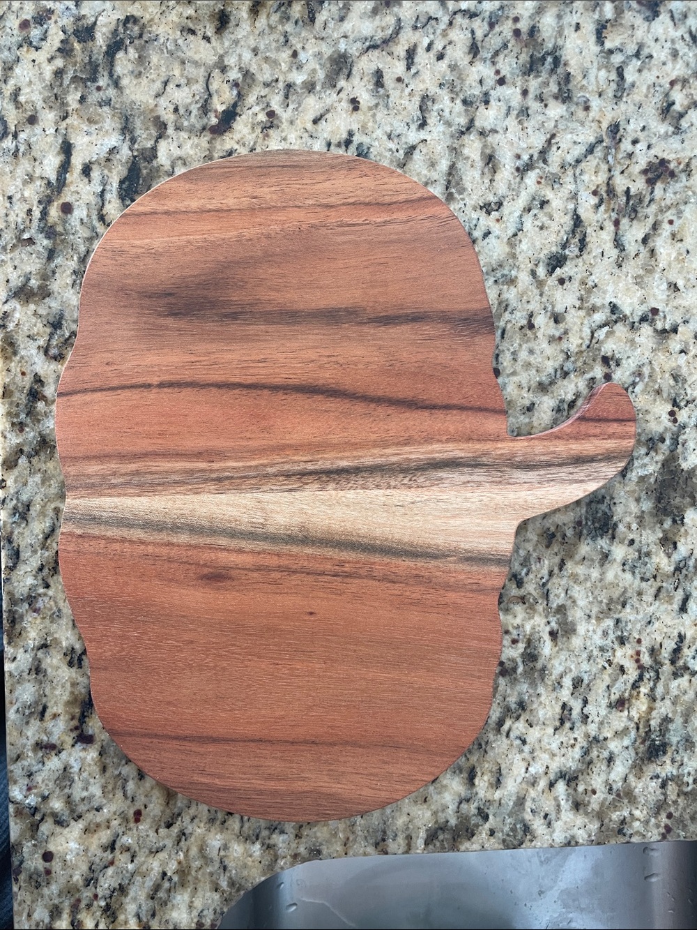 Wooden Serving Board in the shape of a pumpkin